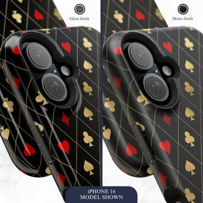 Royal Flush - Magsafe iPhone Case Phone Case-aesthetic phone case-shockproof phone case-cute phone case-designer phone case-elegant phone case-luxury phone case-phone accessories-fashion accessory
