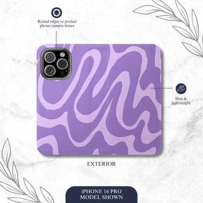 Good Karma - iPhone Flip Case Wallet, Leather Folio Case Phone Case-aesthetic phone case-shockproof phone case-cute phone case-designer phone case-elegant phone case-luxury phone case-phone accessories-fashion accessory