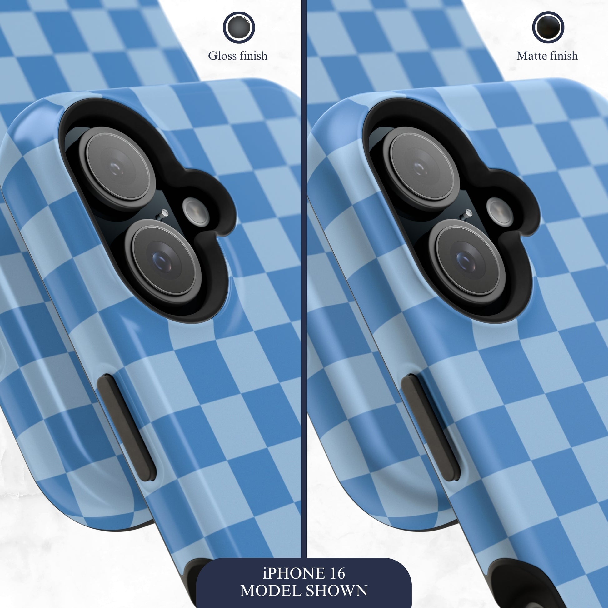Coastal Check - Magsafe iPhone Case Phone Case-aesthetic phone case-shockproof phone case-cute phone case-designer phone case-elegant phone case-luxury phone case-phone accessories-fashion accessory