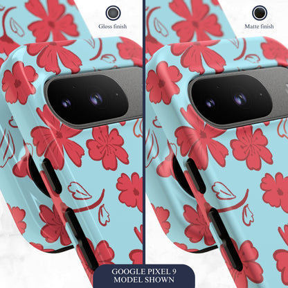 Floral Frenzy - Google Pixel Case Phone Case-aesthetic phone case-shockproof phone case-cute phone case-designer phone case-elegant phone case-luxury phone case-phone accessories-fashion accessory
