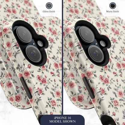 Cottage Charm - Magsafe iPhone Case Phone Case-aesthetic phone case-shockproof phone case-cute phone case-designer phone case-elegant phone case-luxury phone case-phone accessories-fashion accessory