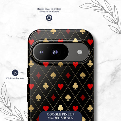 Royal Flush - Google Pixel Case Phone Case-aesthetic phone case-shockproof phone case-cute phone case-designer phone case-elegant phone case-luxury phone case-phone accessories-fashion accessory