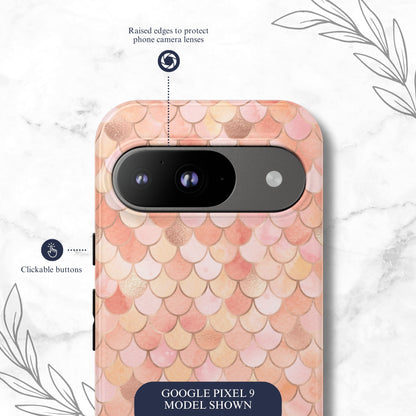 Mermaid Scales - Google Pixel Case Phone Case-aesthetic phone case-shockproof phone case-cute phone case-designer phone case-elegant phone case-luxury phone case-phone accessories-fashion accessory