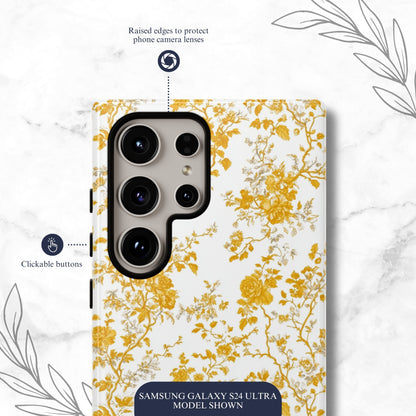Radiant Toile - Samsung Galaxy Case Phone Case-aesthetic phone case-shockproof phone case-cute phone case-designer phone case-elegant phone case-luxury phone case-phone accessories-fashion accessory