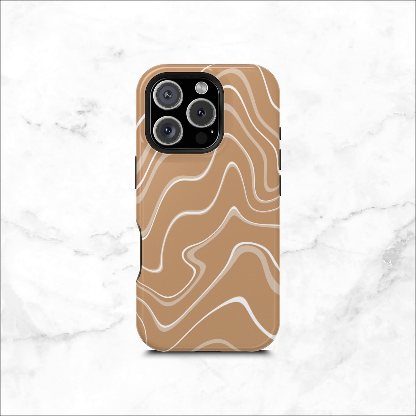 Toffee Twirl - Magsafe iPhone Case Phone Case-aesthetic phone case-shockproof phone case-cute phone case-designer phone case-elegant phone case-luxury phone case-phone accessories-fashion accessory