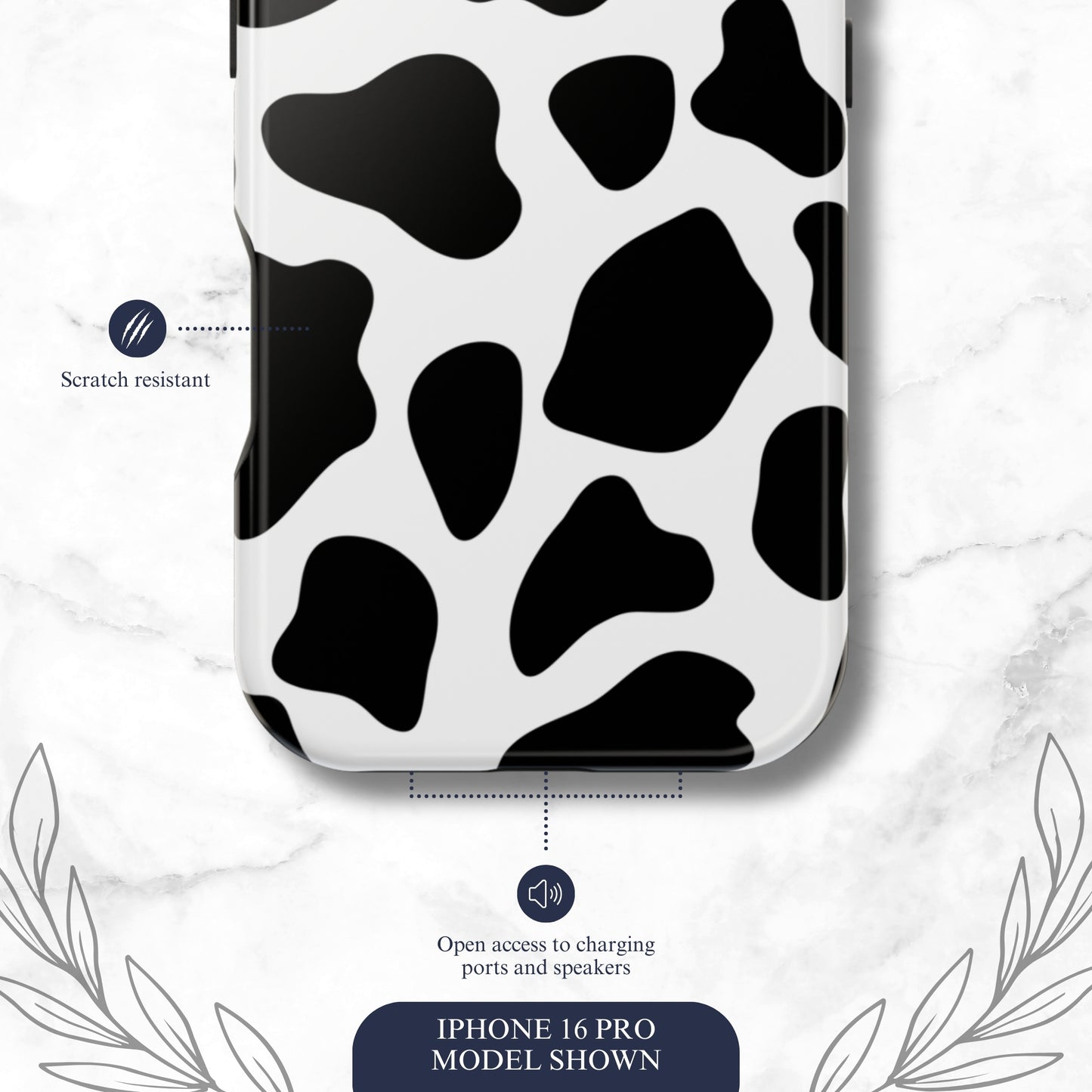 Bovine - Magsafe iPhone Case Phone Case-aesthetic phone case-shockproof phone case-cute phone case-designer phone case-elegant phone case-luxury phone case-phone accessories-fashion accessory