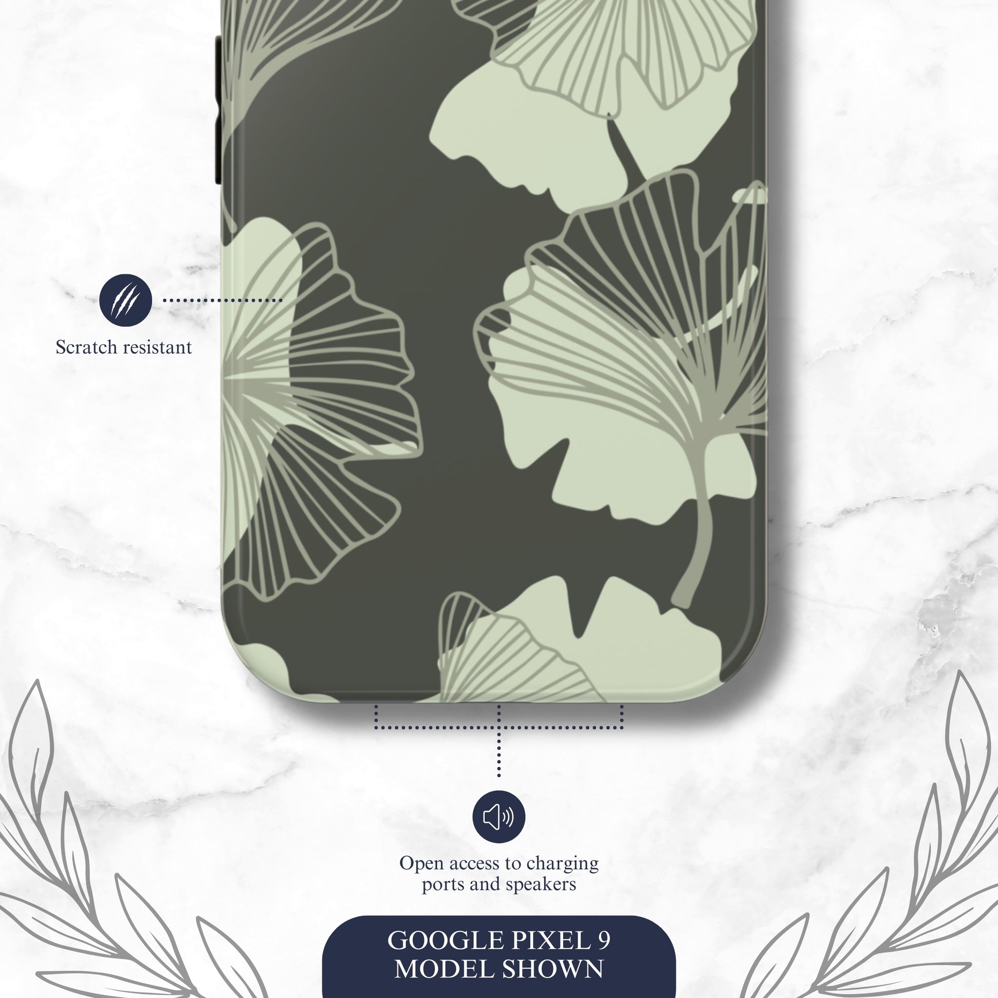 Wilted Presence - Google Pixel Case Phone Case-aesthetic phone case-shockproof phone case-cute phone case-designer phone case-elegant phone case-luxury phone case-phone accessories-fashion accessory