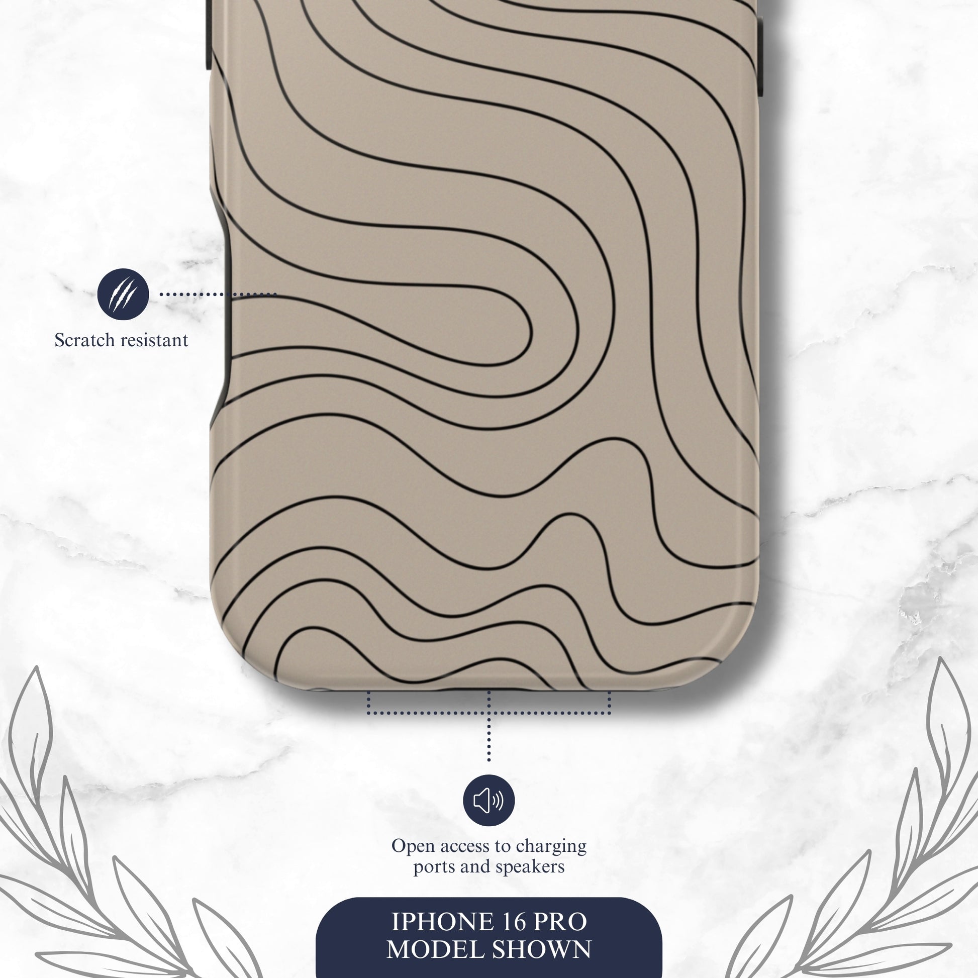 Earth Flow - Magsafe iPhone Case Phone Case-aesthetic phone case-shockproof phone case-cute phone case-designer phone case-elegant phone case-luxury phone case-phone accessories-fashion accessory