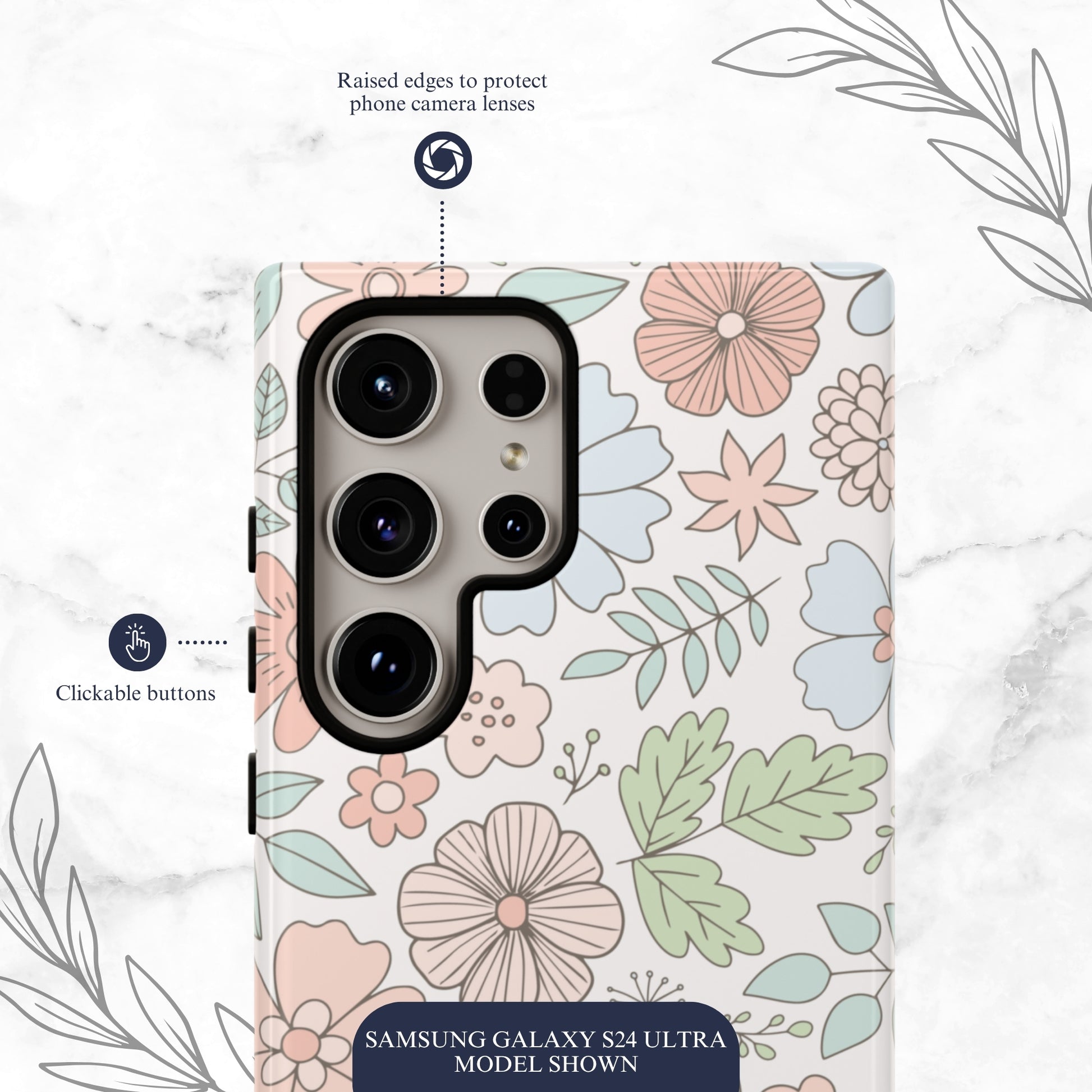 Garden Meadow - Samsung Galaxy Case Phone Case-aesthetic phone case-shockproof phone case-cute phone case-designer phone case-elegant phone case-luxury phone case-phone accessories-fashion accessory