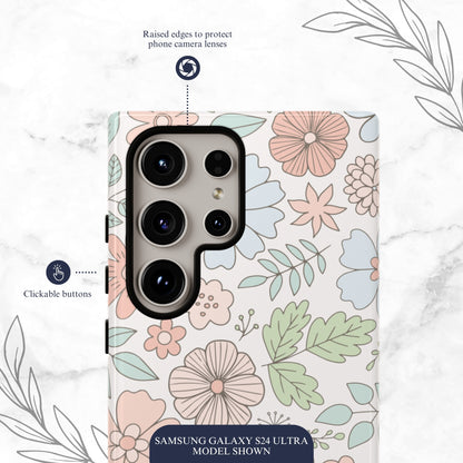 Garden Meadow - Samsung Galaxy Case Phone Case-aesthetic phone case-shockproof phone case-cute phone case-designer phone case-elegant phone case-luxury phone case-phone accessories-fashion accessory