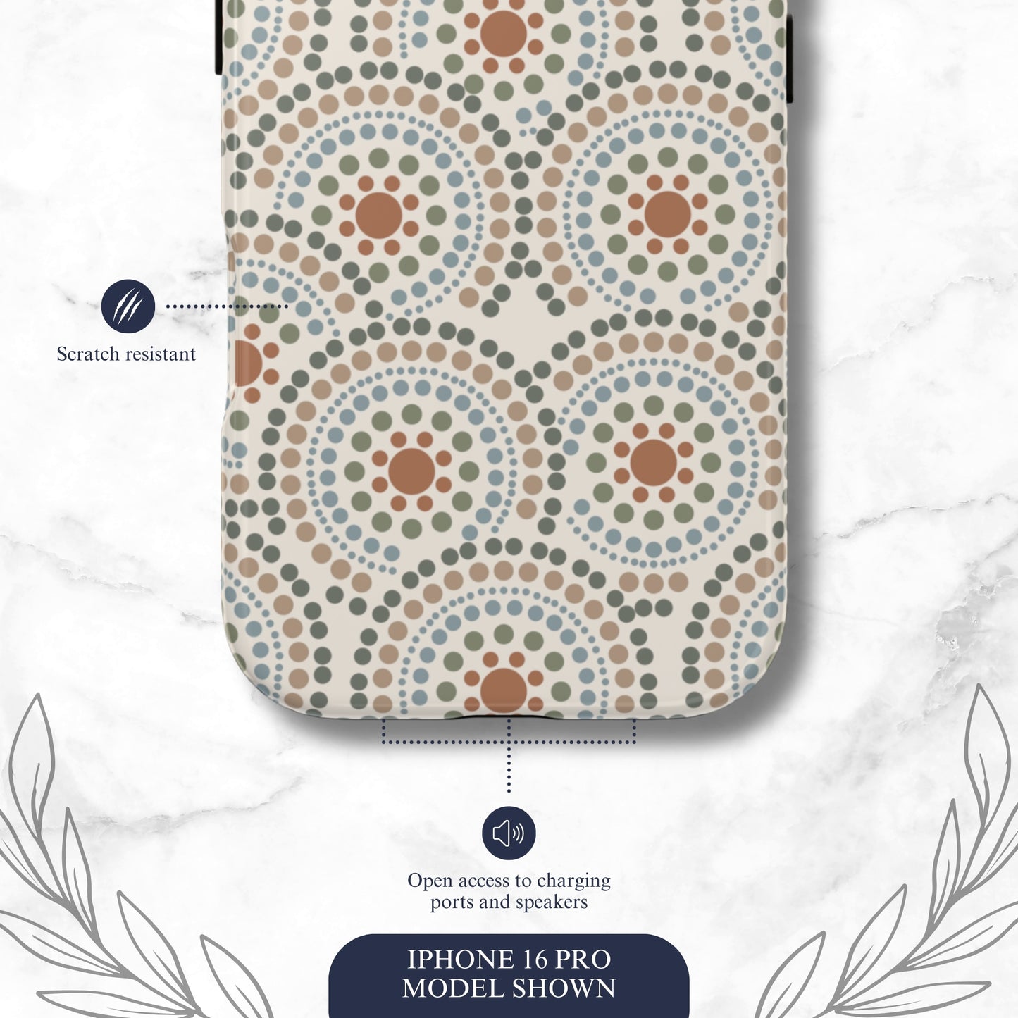Mandala Rhythm - iPhone Case Phone Case-aesthetic phone case-shockproof phone case-cute phone case-designer phone case-elegant phone case-luxury phone case-phone accessories-fashion accessory