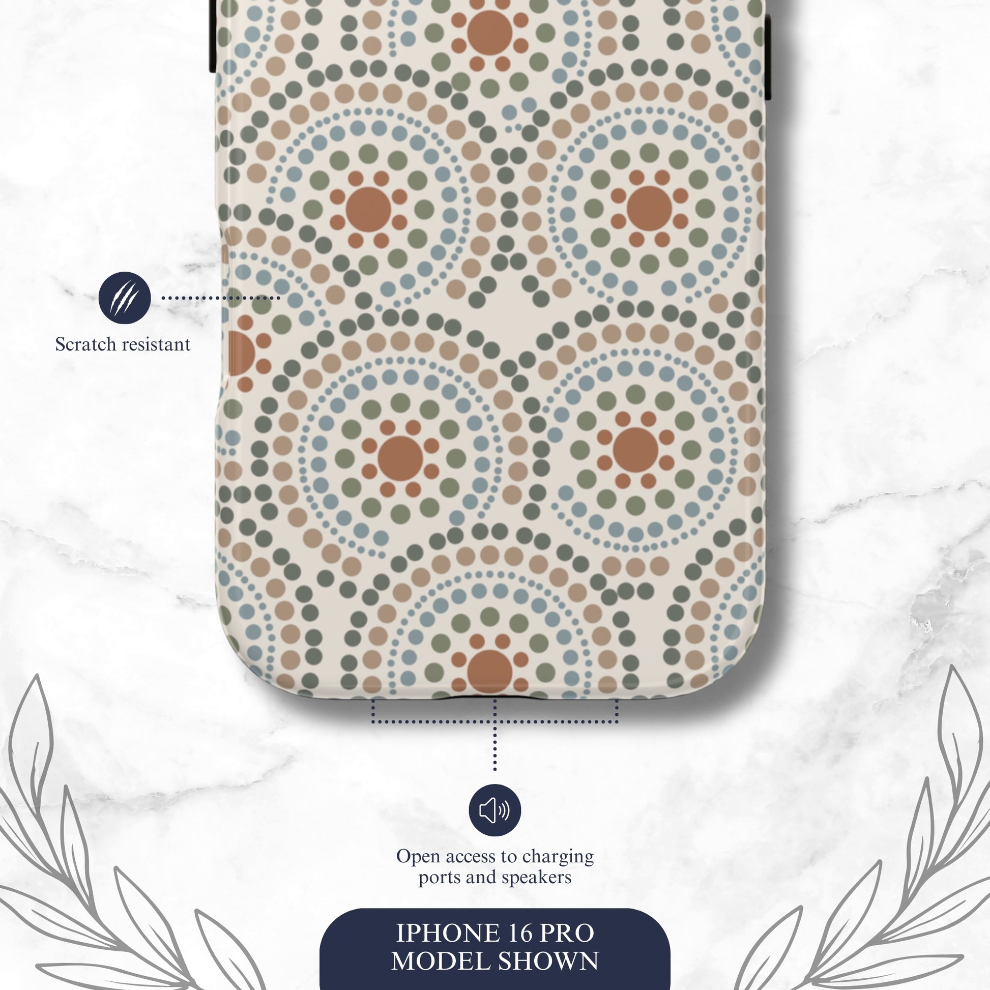 Mandala Rhythm - iPhone Case Phone Case-aesthetic phone case-shockproof phone case-cute phone case-designer phone case-elegant phone case-luxury phone case-phone accessories-fashion accessory