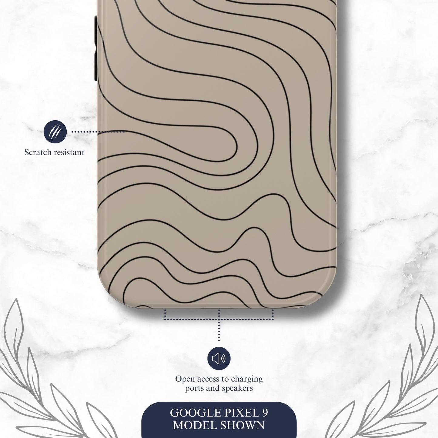 Earth Flow - Google Pixel Case Phone Case-aesthetic phone case-shockproof phone case-cute phone case-designer phone case-elegant phone case-luxury phone case-phone accessories-fashion accessory
