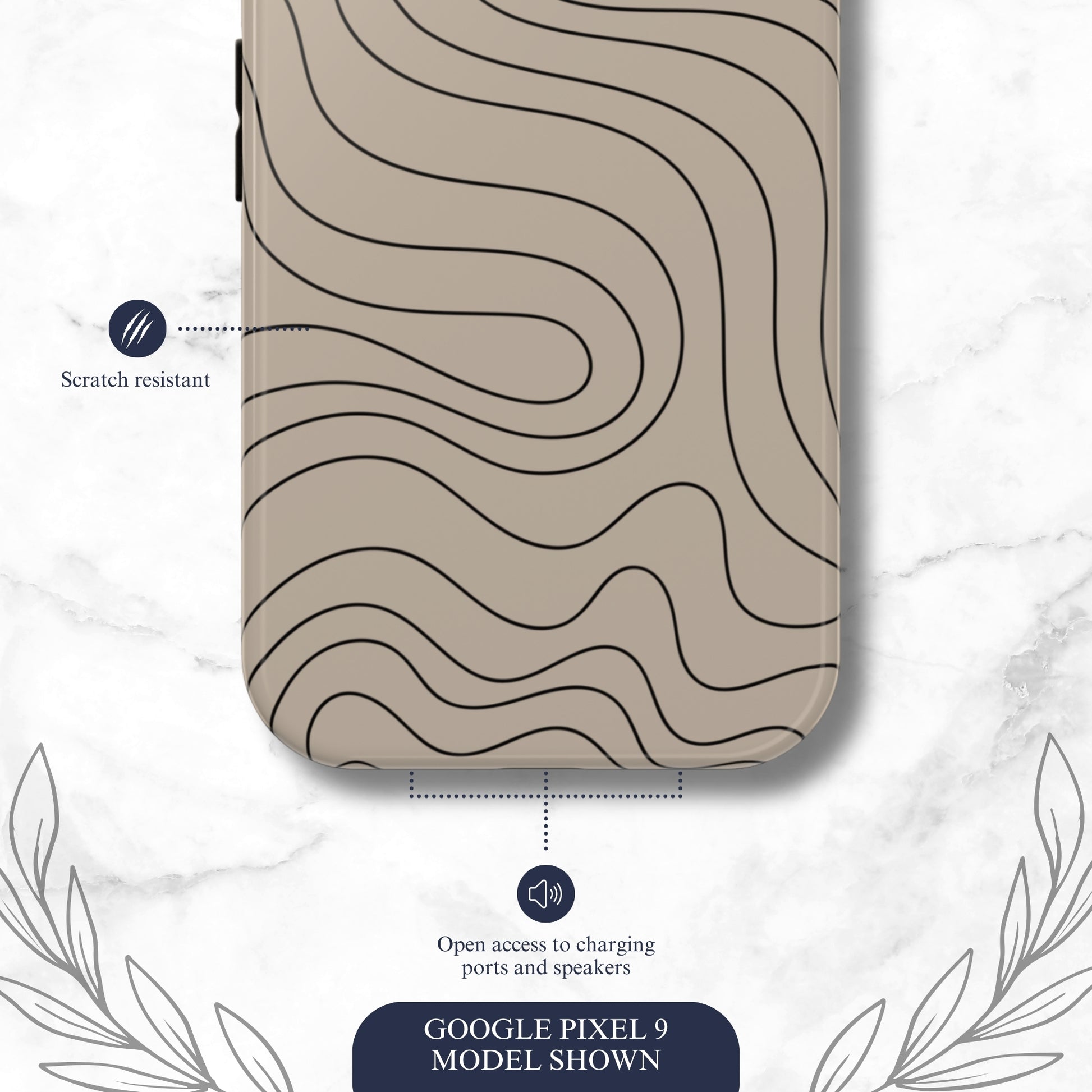 Earth Flow - Google Pixel Case Phone Case-aesthetic phone case-shockproof phone case-cute phone case-designer phone case-elegant phone case-luxury phone case-phone accessories-fashion accessory