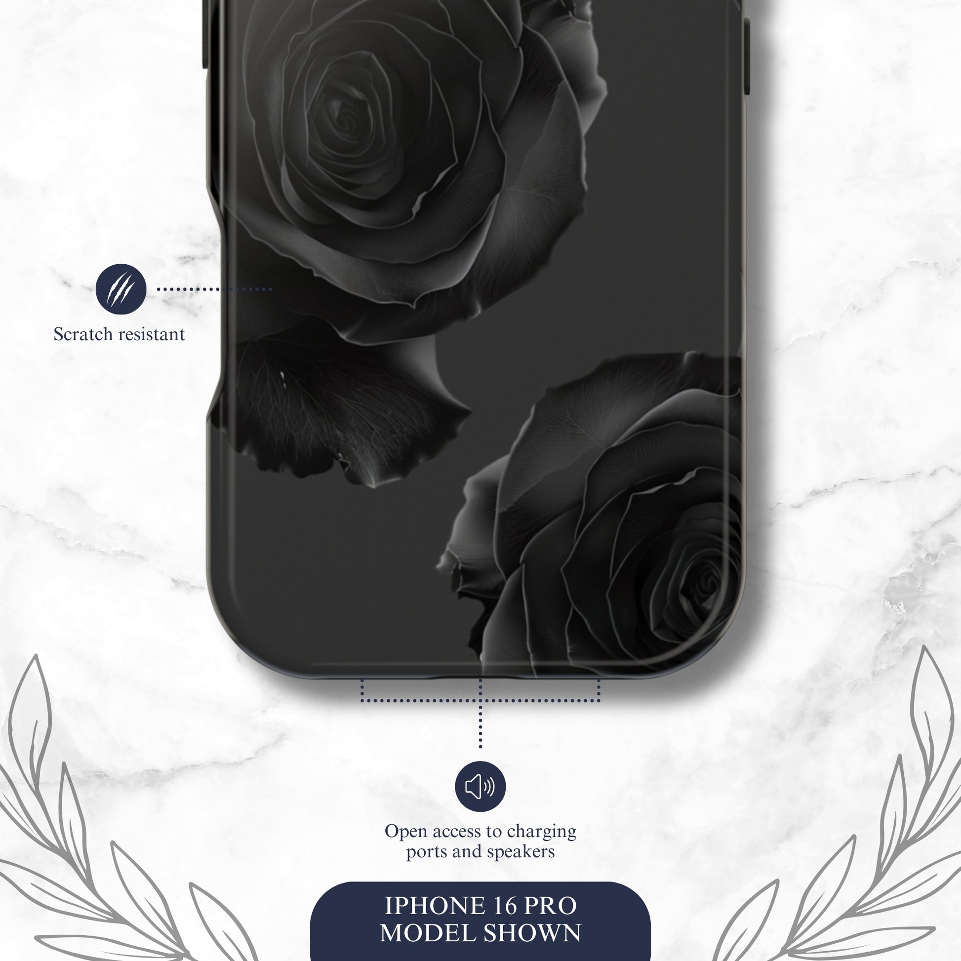 Dark Mystery - Magsafe iPhone Case Phone Case-aesthetic phone case-shockproof phone case-cute phone case-designer phone case-elegant phone case-luxury phone case-phone accessories-fashion accessory