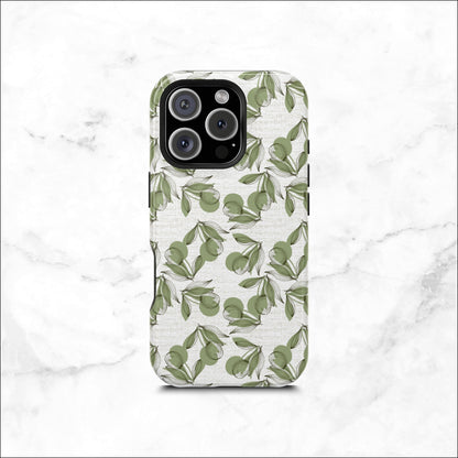 Olive Branch - Magsafe iPhone Case Phone Case-aesthetic phone case-shockproof phone case-cute phone case-designer phone case-elegant phone case-luxury phone case-phone accessories-fashion accessory