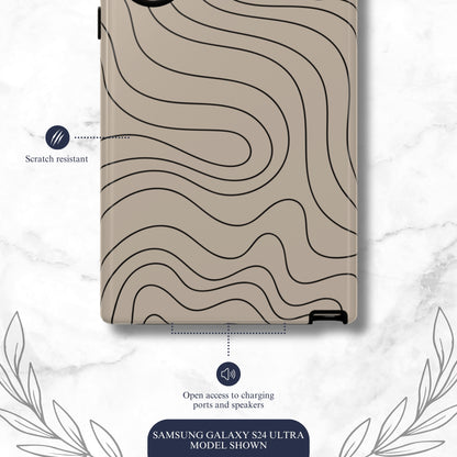 Earth Flow - Samsung Galaxy Case Phone Case-aesthetic phone case-shockproof phone case-cute phone case-designer phone case-elegant phone case-luxury phone case-phone accessories-fashion accessory