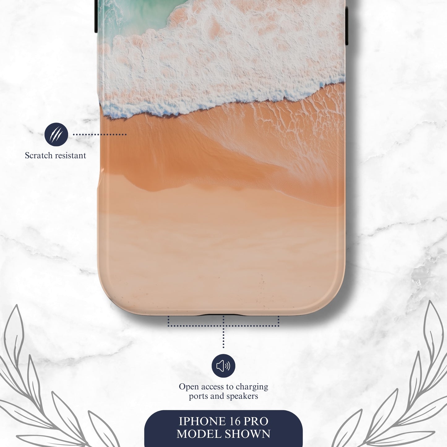 Tide - iPhone Case Phone Case-aesthetic phone case-shockproof phone case-cute phone case-designer phone case-elegant phone case-luxury phone case-phone accessories-fashion accessory