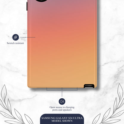 Sunset Aura - Samsung Galaxy Case Phone Case-aesthetic phone case-shockproof phone case-cute phone case-designer phone case-elegant phone case-luxury phone case-phone accessories-fashion accessory