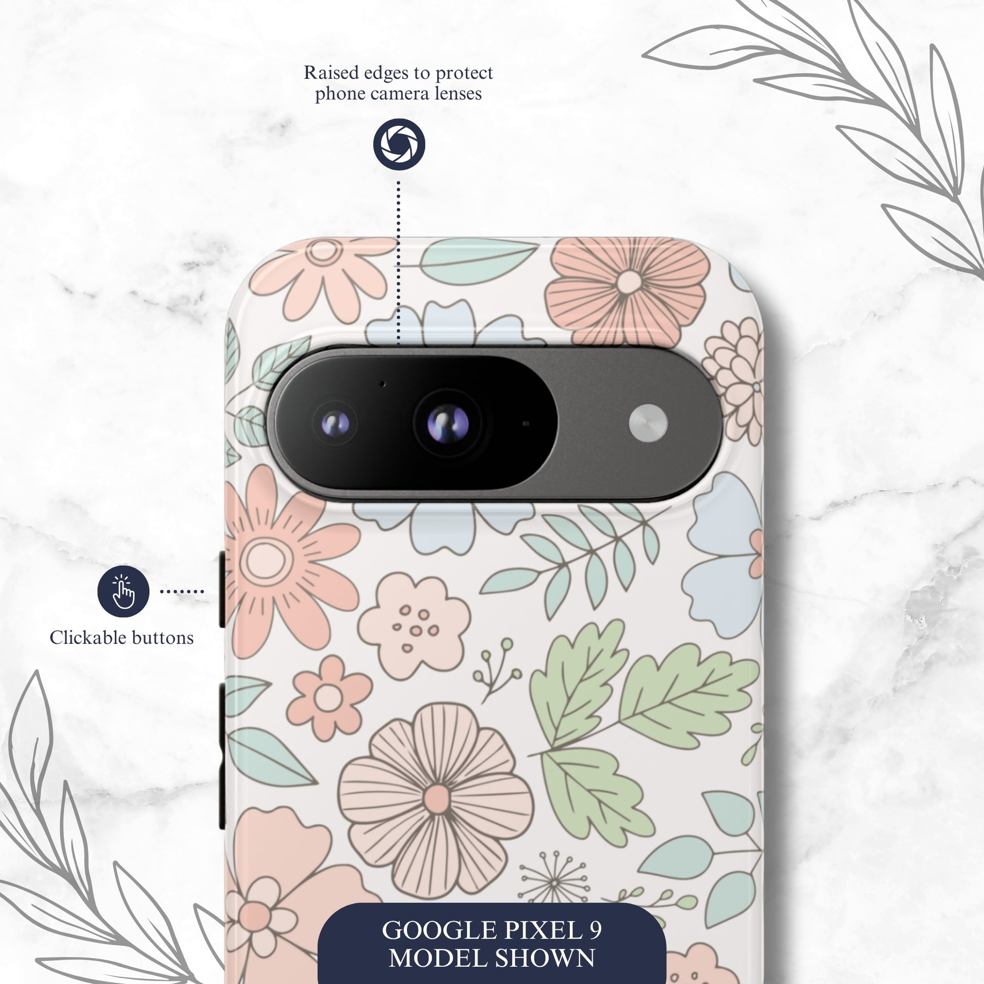 Garden Meadow - Google Pixel Case Phone Case-aesthetic phone case-shockproof phone case-cute phone case-designer phone case-elegant phone case-luxury phone case-phone accessories-fashion accessory
