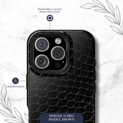 Black Viper - Magsafe iPhone Case Phone Case-aesthetic phone case-shockproof phone case-cute phone case-designer phone case-elegant phone case-luxury phone case-phone accessories-fashion accessory