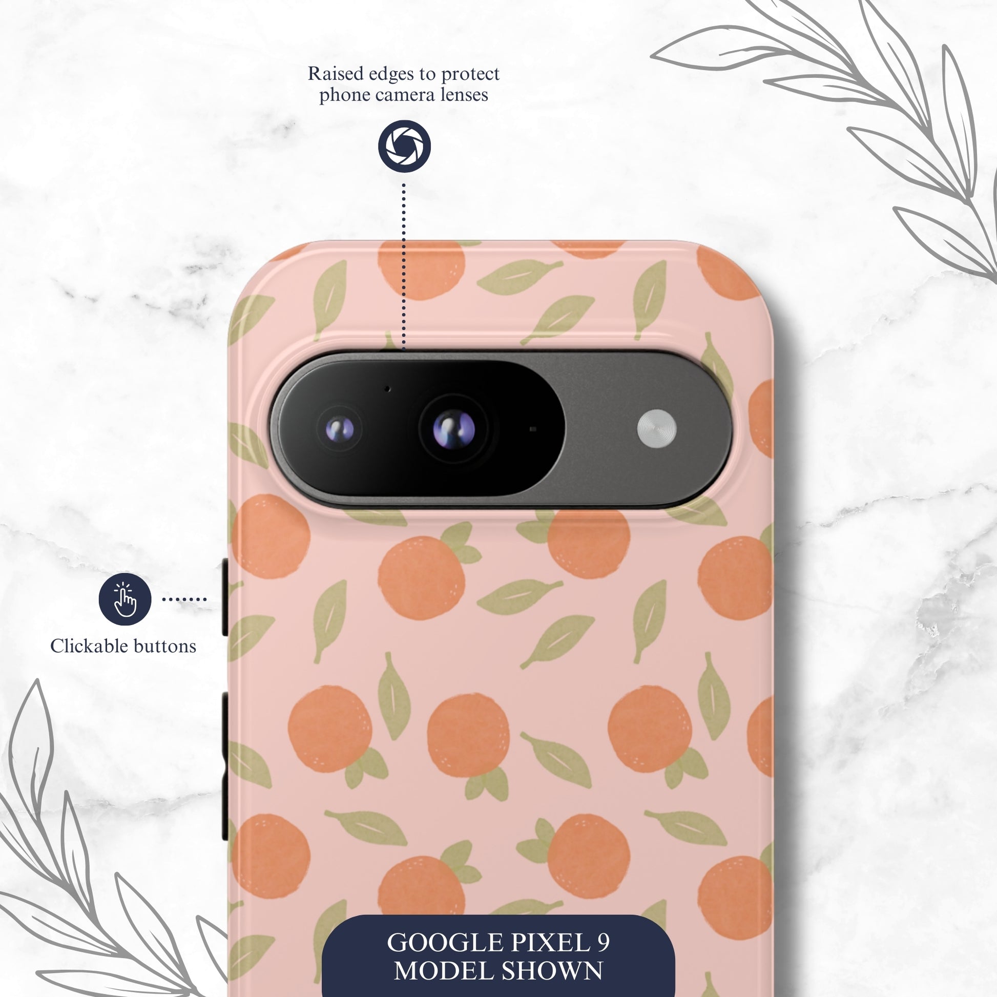 Orange Harvest - Google Pixel Case Phone Case-aesthetic phone case-shockproof phone case-cute phone case-designer phone case-elegant phone case-luxury phone case-phone accessories-fashion accessory