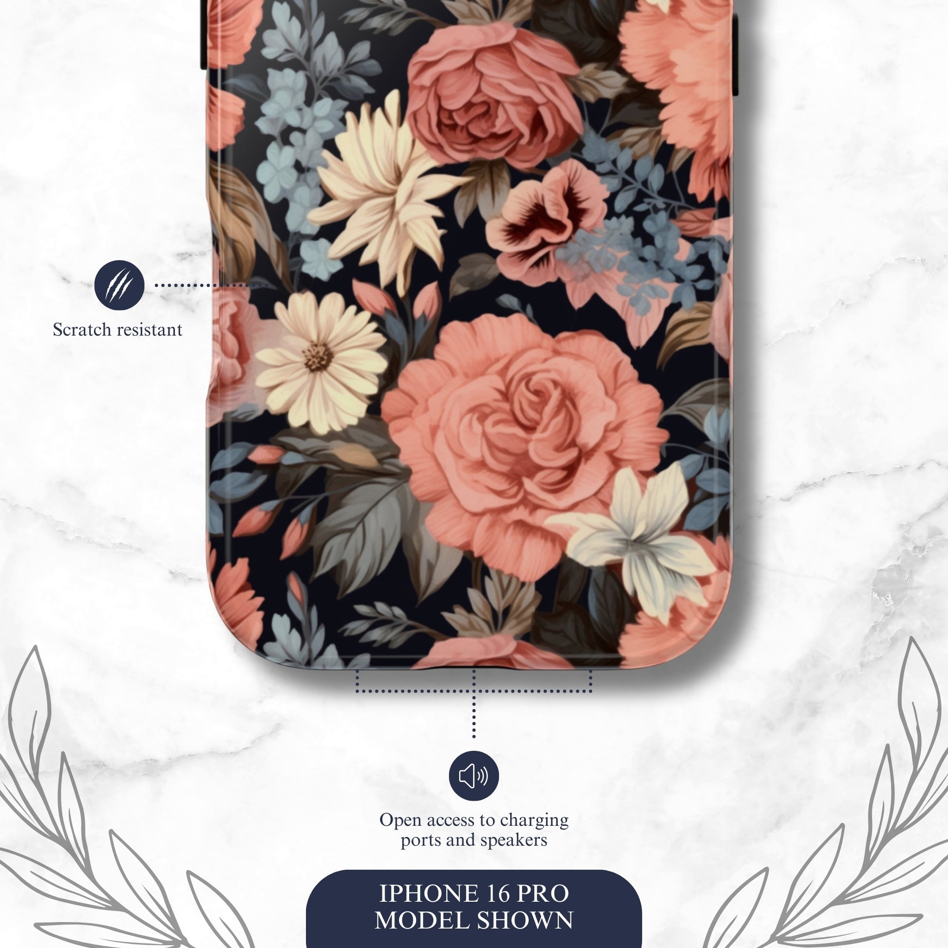 Secret Garden - iPhone Case Phone Case-aesthetic phone case-shockproof phone case-cute phone case-designer phone case-elegant phone case-luxury phone case-phone accessories-fashion accessory