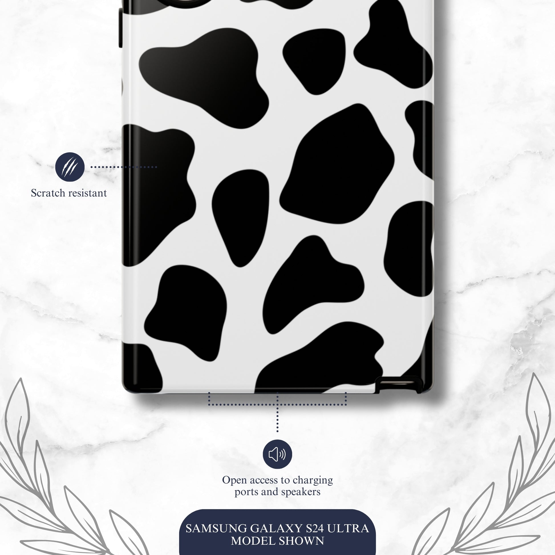Bovine - Samsung Galaxy Case Phone Case-aesthetic phone case-shockproof phone case-cute phone case-designer phone case-elegant phone case-luxury phone case-phone accessories-fashion accessory