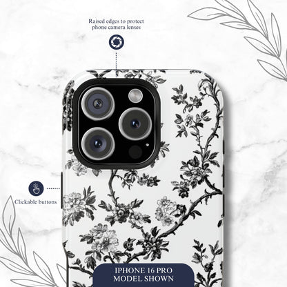 Adorned Toile - Magsafe iPhone Case Phone Case-aesthetic phone case-shockproof phone case-cute phone case-designer phone case-elegant phone case-luxury phone case-phone accessories-fashion accessory