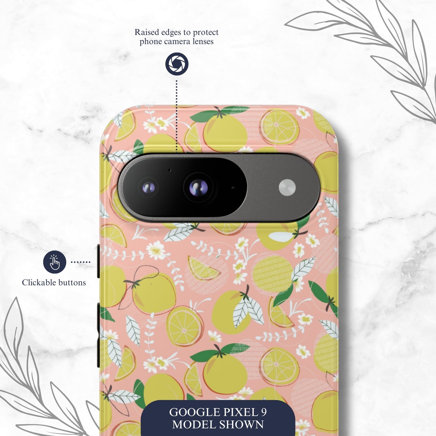 Pink Lemonade - Google Pixel Case Phone Case-aesthetic phone case-shockproof phone case-cute phone case-designer phone case-elegant phone case-luxury phone case-phone accessories-fashion accessory