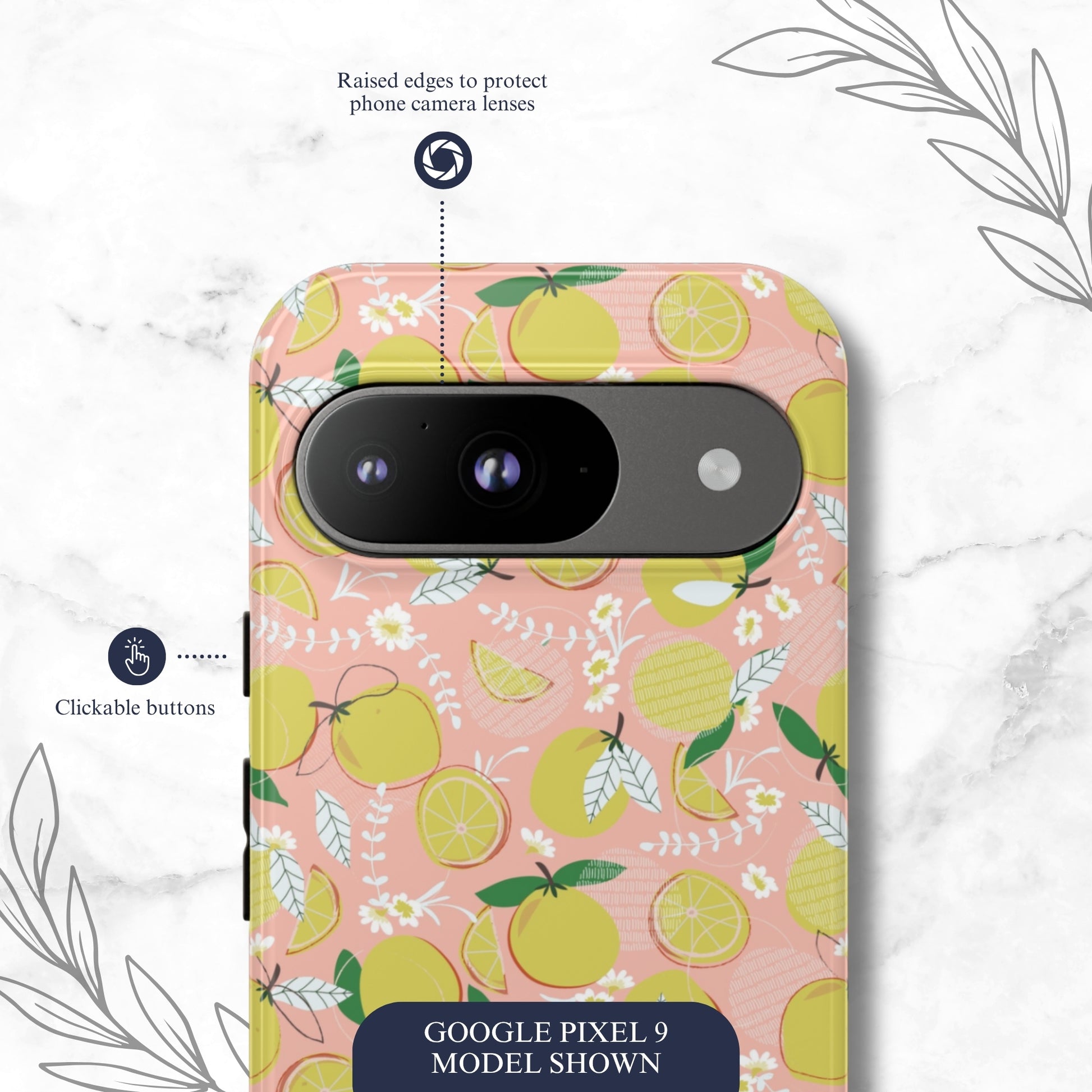 Pink Lemonade - Google Pixel Case Phone Case-aesthetic phone case-shockproof phone case-cute phone case-designer phone case-elegant phone case-luxury phone case-phone accessories-fashion accessory