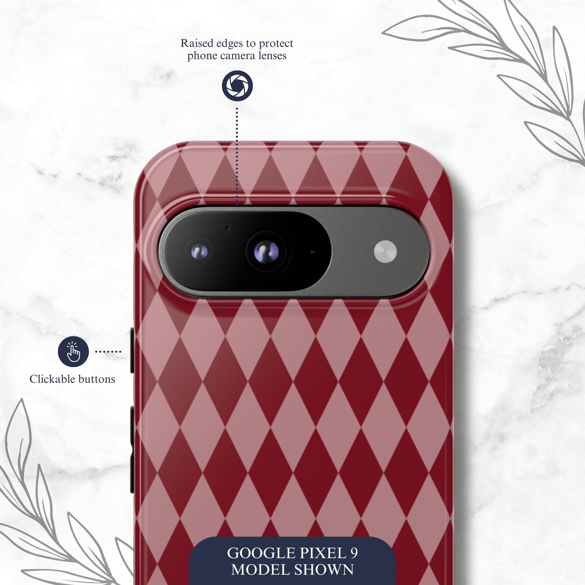 Cherry Jester - Google Pixel Case Phone Case-aesthetic phone case-shockproof phone case-cute phone case-designer phone case-elegant phone case-luxury phone case-phone accessories-fashion accessory