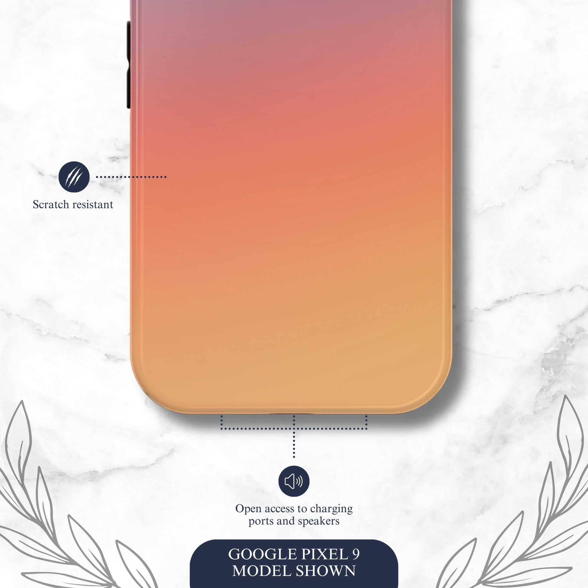 Sunset Aura - Google Pixel Case Phone Case-aesthetic phone case-shockproof phone case-cute phone case-designer phone case-elegant phone case-luxury phone case-phone accessories-fashion accessory