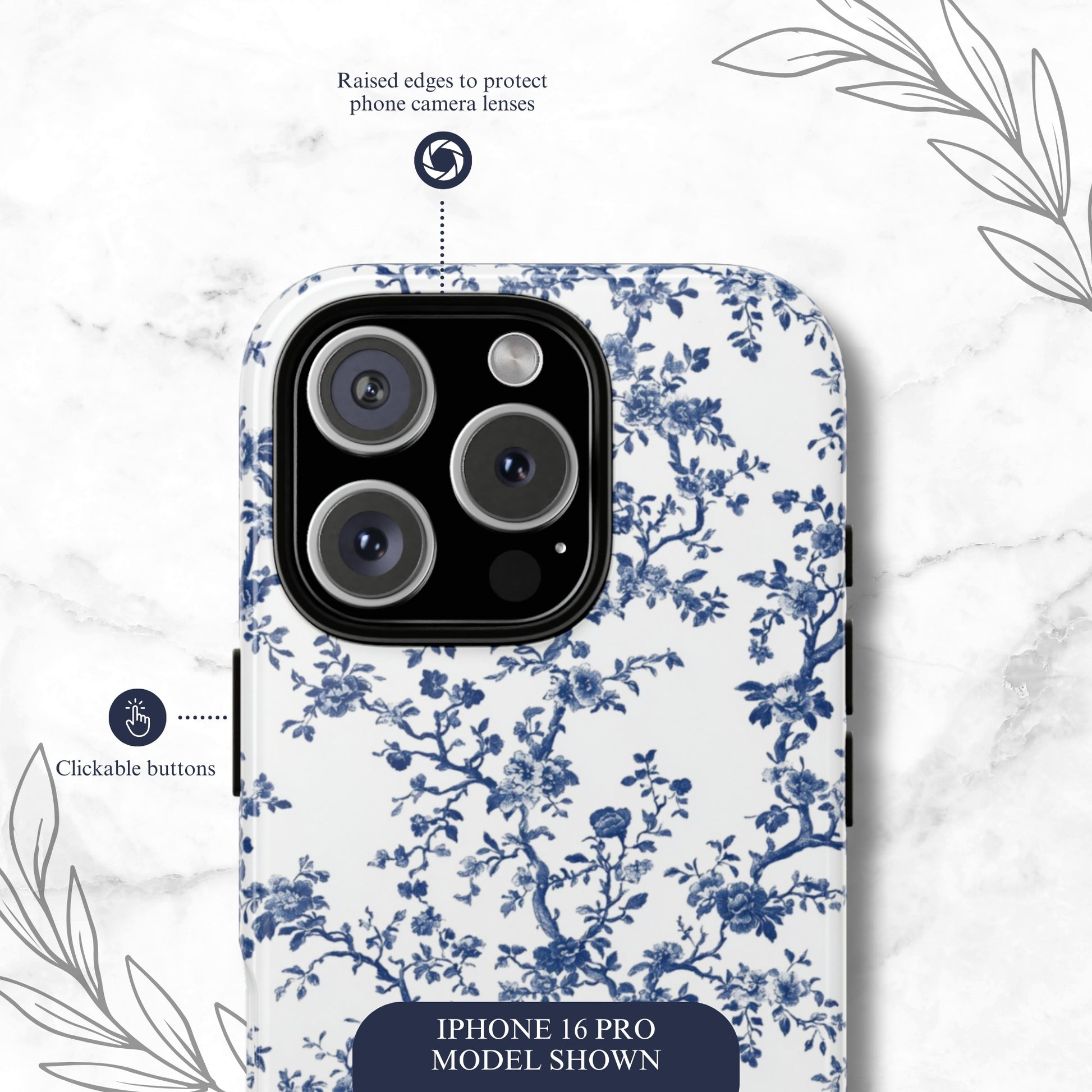 Frosted Toile - iPhone Case Phone Case-aesthetic phone case-shockproof phone case-cute phone case-designer phone case-elegant phone case-luxury phone case-phone accessories-fashion accessory