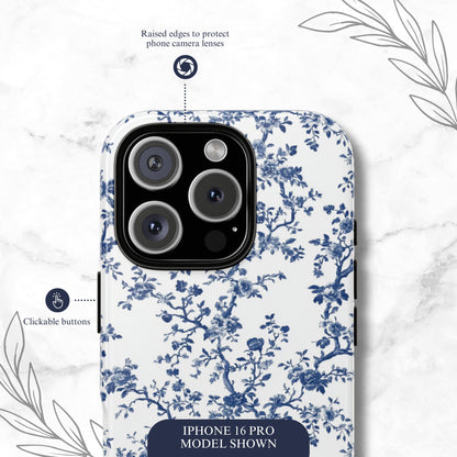 Frosted Toile - iPhone Case Phone Case-aesthetic phone case-shockproof phone case-cute phone case-designer phone case-elegant phone case-luxury phone case-phone accessories-fashion accessory