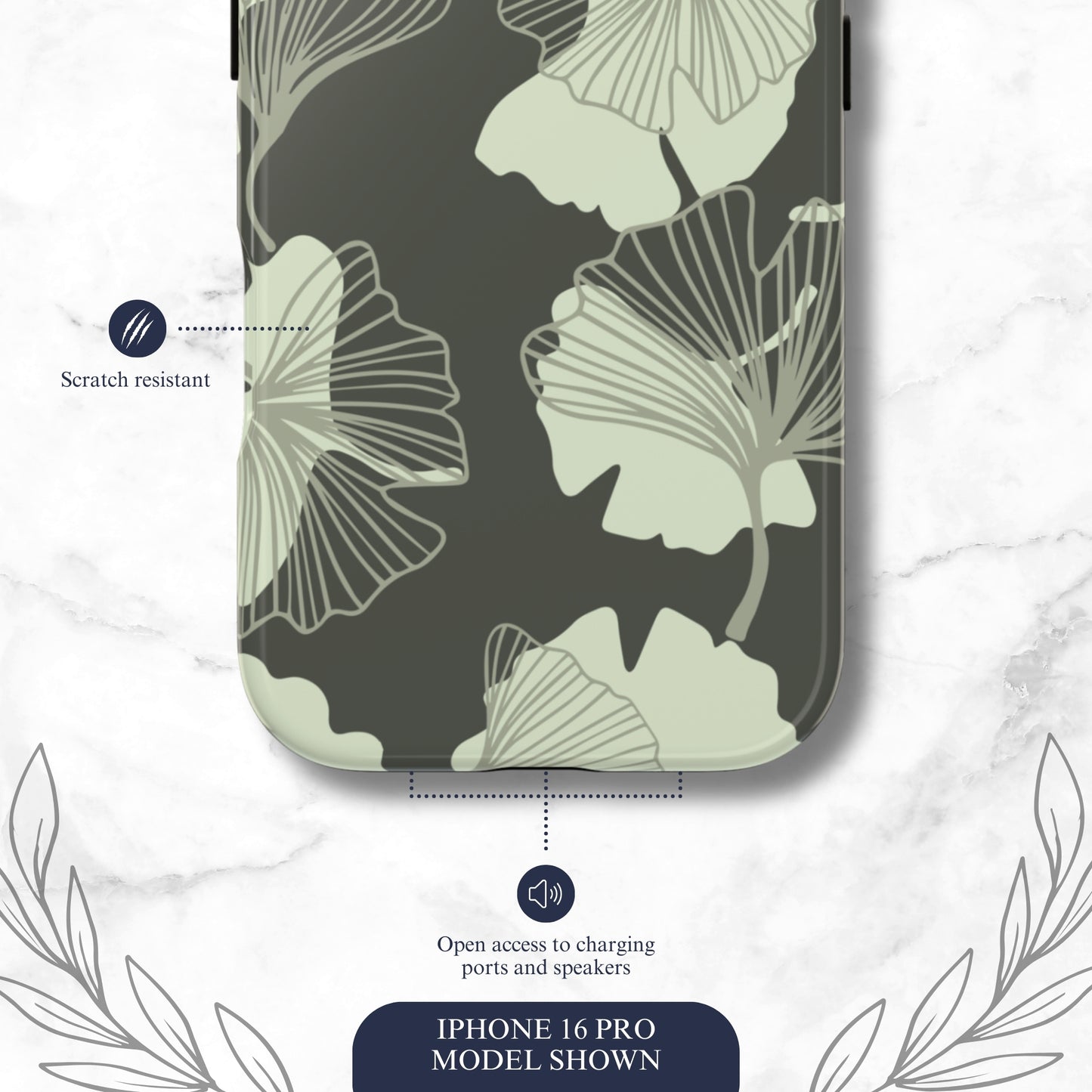Wilted Presence - iPhone Case Phone Case-aesthetic phone case-shockproof phone case-cute phone case-designer phone case-elegant phone case-luxury phone case-phone accessories-fashion accessory