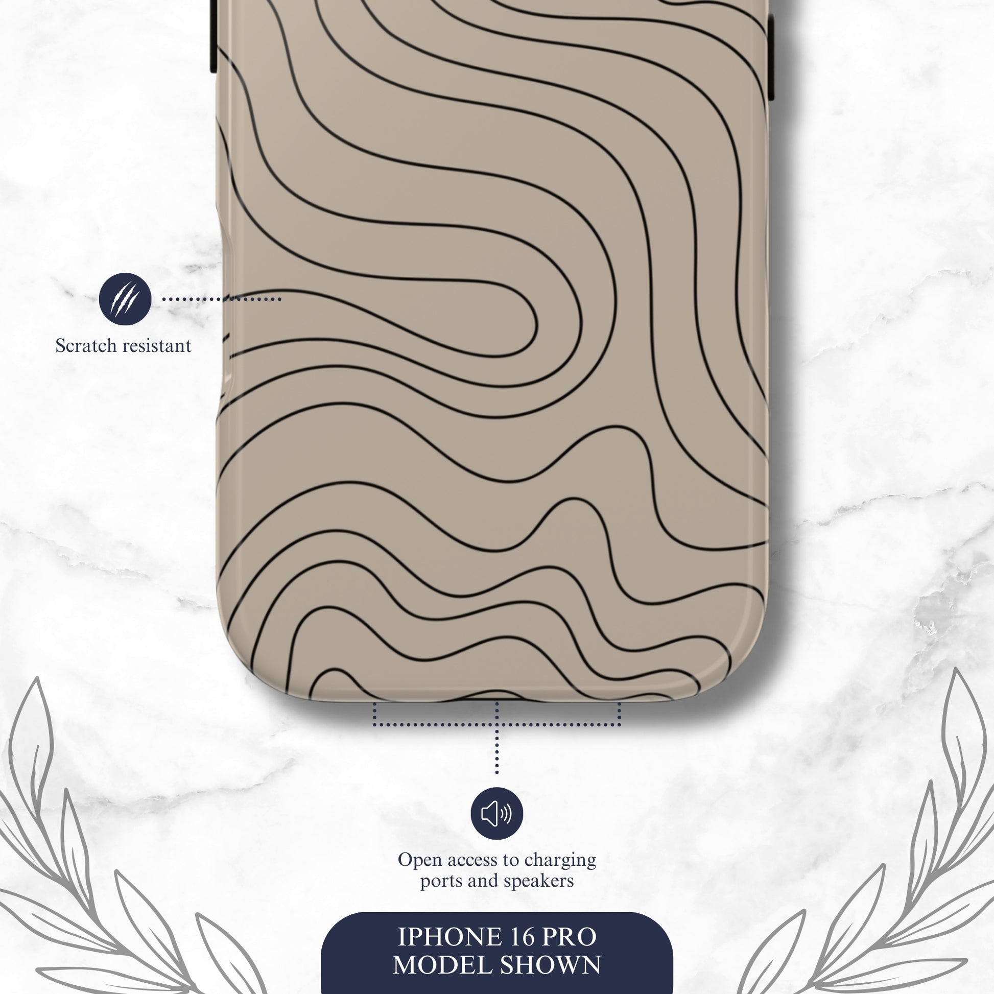 Earth Flow - iPhone Case Phone Case-aesthetic phone case-shockproof phone case-cute phone case-designer phone case-elegant phone case-luxury phone case-phone accessories-fashion accessory