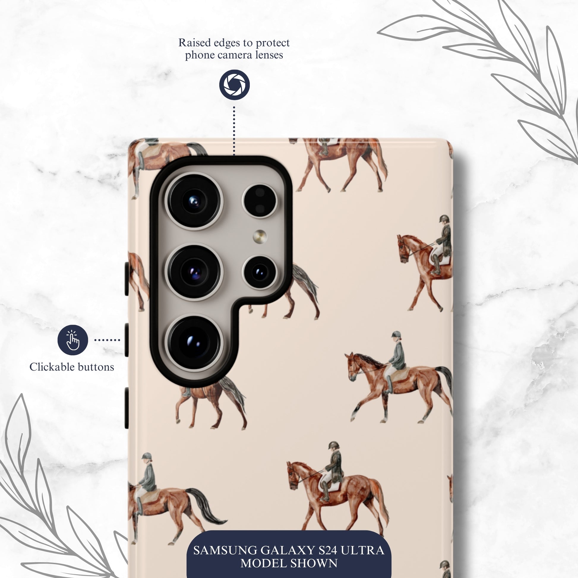 Graceful Gallop - Samsung Galaxy Case Phone Case-aesthetic phone case-shockproof phone case-cute phone case-designer phone case-elegant phone case-luxury phone case-phone accessories-fashion accessory