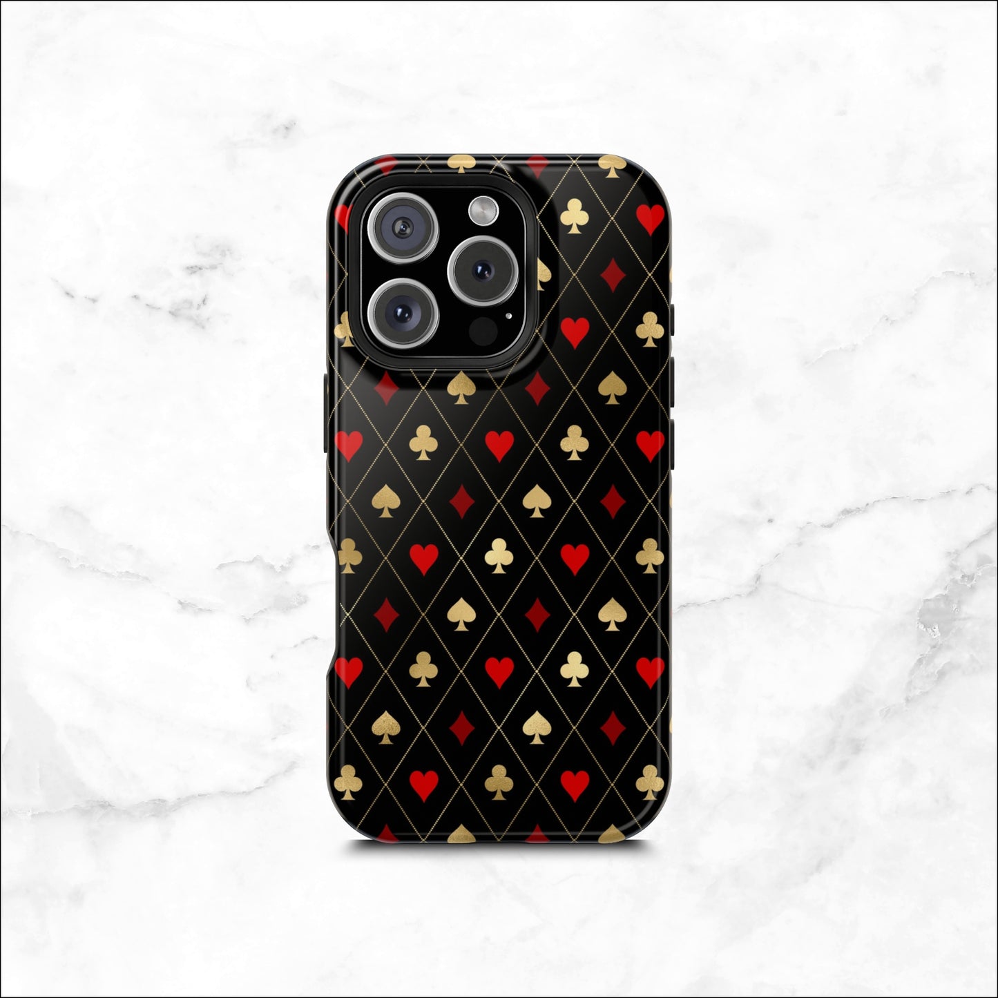 Royal Flush - Magsafe iPhone Case Phone Case-aesthetic phone case-shockproof phone case-cute phone case-designer phone case-elegant phone case-luxury phone case-phone accessories-fashion accessory