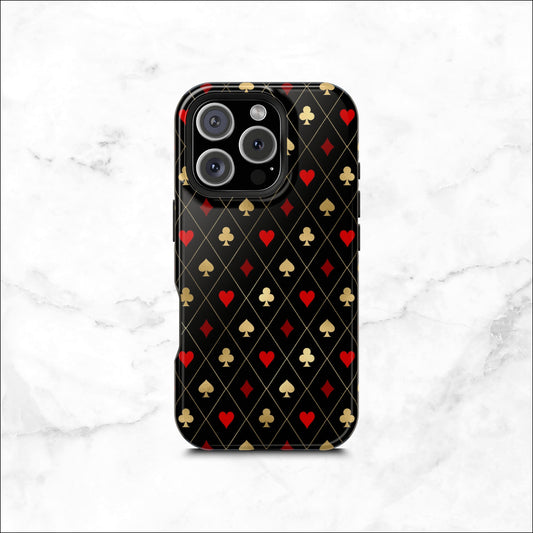 Royal Flush - Magsafe iPhone Case Phone Case-aesthetic phone case-shockproof phone case-cute phone case-designer phone case-elegant phone case-luxury phone case-phone accessories-fashion accessory