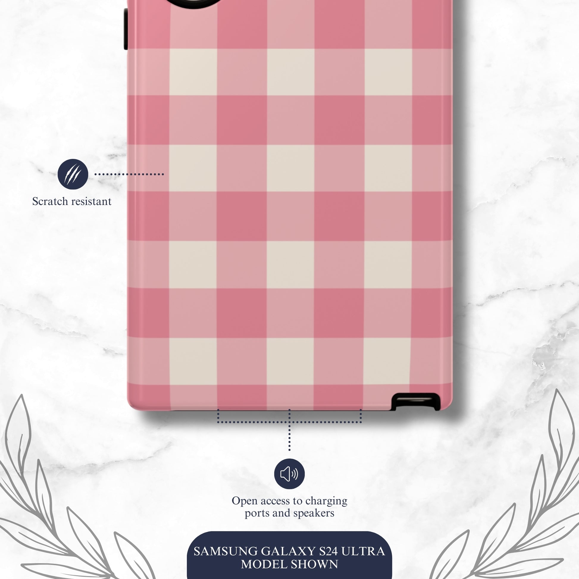 Pretty Pink - Samsung Galaxy Case Phone Case-aesthetic phone case-shockproof phone case-cute phone case-designer phone case-elegant phone case-luxury phone case-phone accessories-fashion accessory