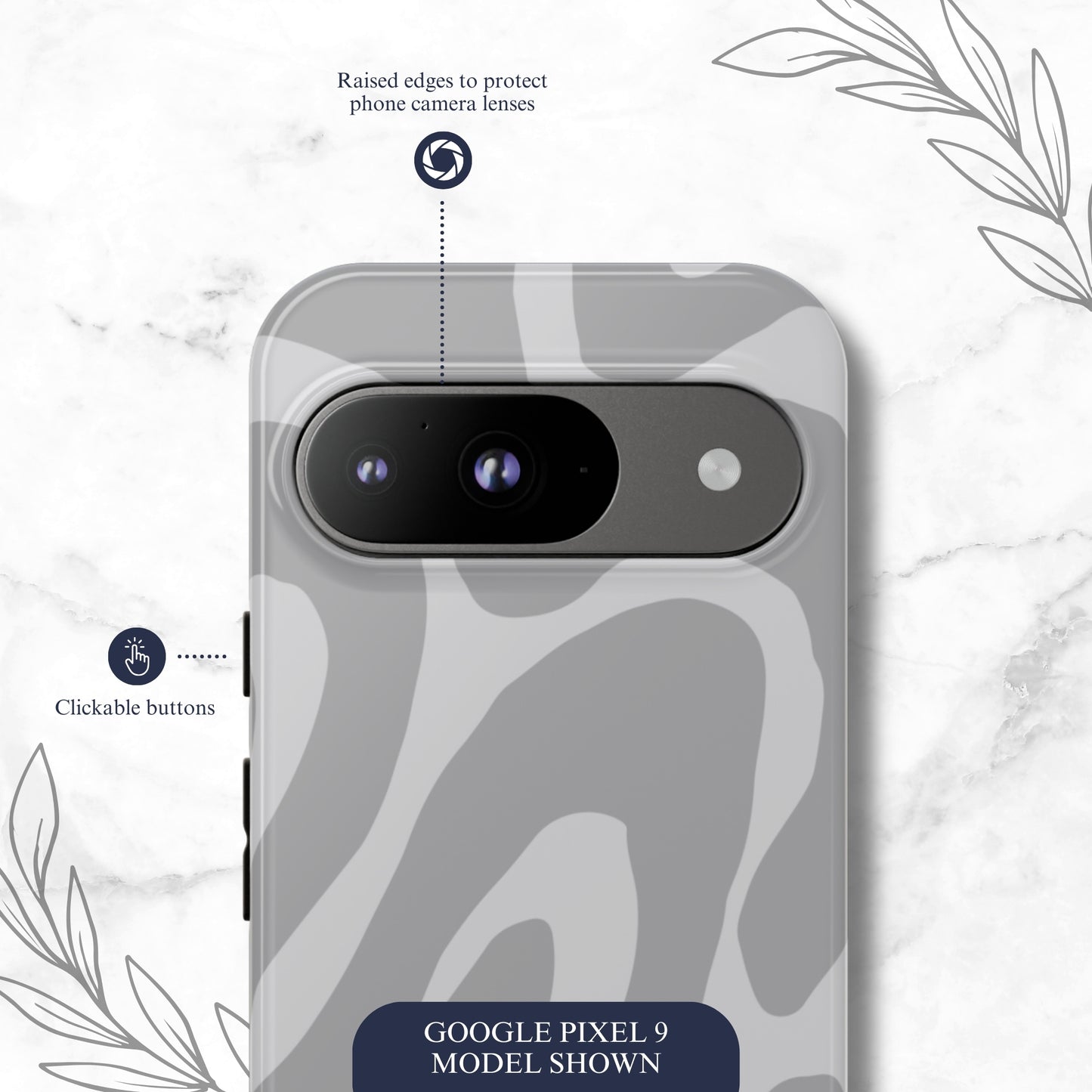 Grayscale - Google Pixel Case Phone Case-aesthetic phone case-shockproof phone case-cute phone case-designer phone case-elegant phone case-luxury phone case-phone accessories-fashion accessory