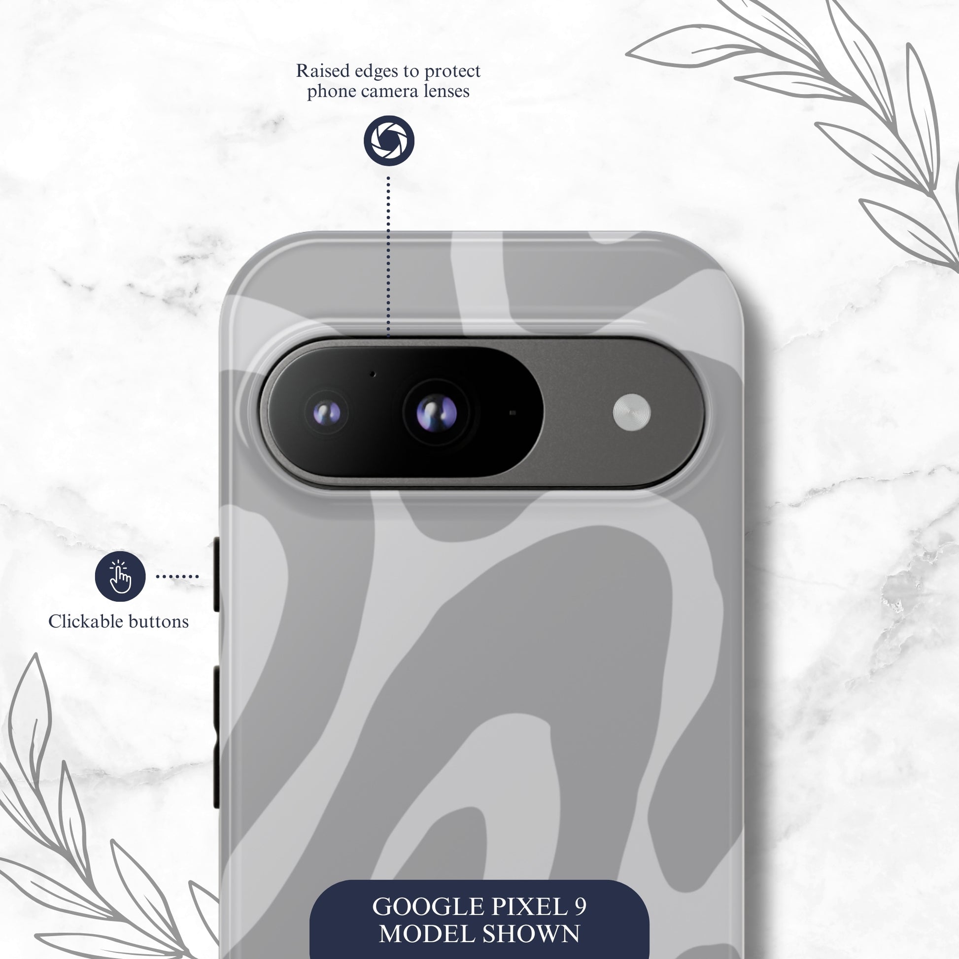 Grayscale - Google Pixel Case Phone Case-aesthetic phone case-shockproof phone case-cute phone case-designer phone case-elegant phone case-luxury phone case-phone accessories-fashion accessory