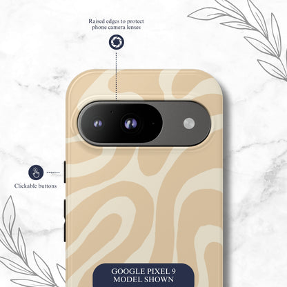 Caramel Twist - Google Pixel Case Phone Case-aesthetic phone case-shockproof phone case-cute phone case-designer phone case-elegant phone case-luxury phone case-phone accessories-fashion accessory