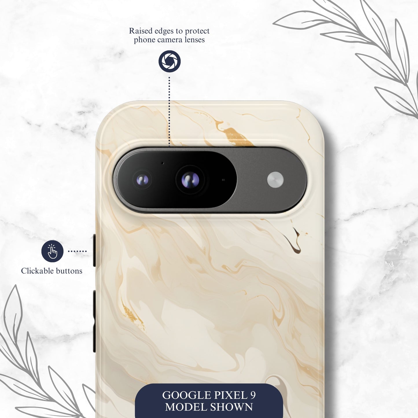 Double Cream - Google Pixel Case Phone Case-aesthetic phone case-shockproof phone case-cute phone case-designer phone case-elegant phone case-luxury phone case-phone accessories-fashion accessory
