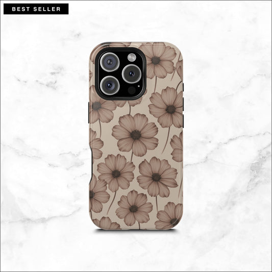 Sepia Bloom - Magsafe iPhone Case Phone Case-aesthetic phone case-shockproof phone case-cute phone case-designer phone case-elegant phone case-luxury phone case-phone accessories-fashion accessory