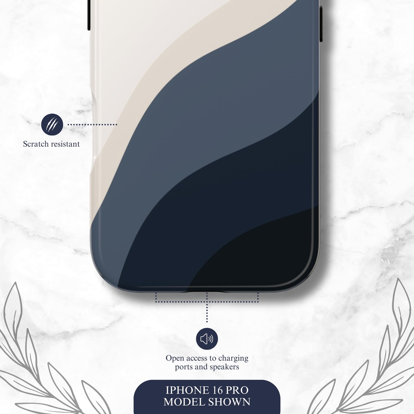 Distant Echo - iPhone Case Phone Case-aesthetic phone case-shockproof phone case-cute phone case-designer phone case-elegant phone case-luxury phone case-phone accessories-fashion accessory