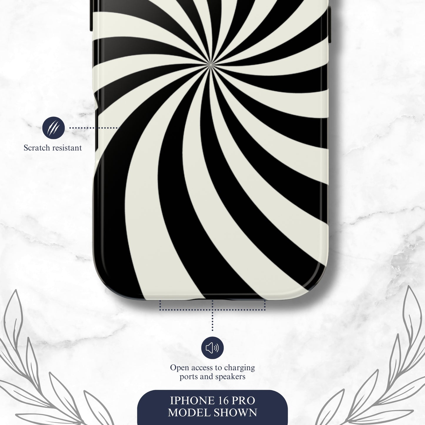 Eternal Loop - iPhone Case Phone Case-aesthetic phone case-shockproof phone case-cute phone case-designer phone case-elegant phone case-luxury phone case-phone accessories-fashion accessory