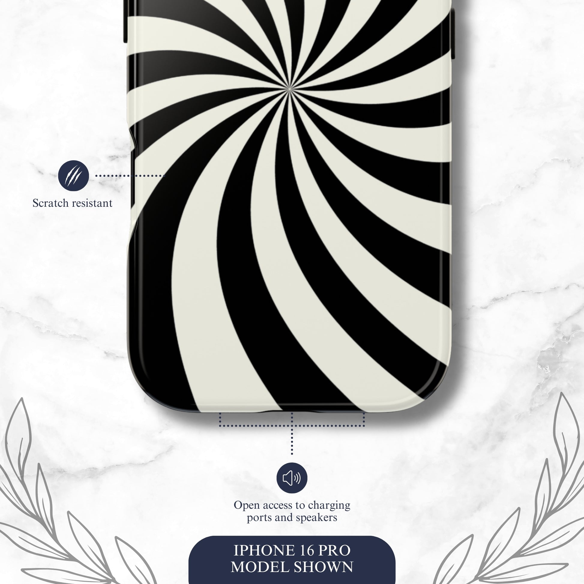Eternal Loop - iPhone Case Phone Case-aesthetic phone case-shockproof phone case-cute phone case-designer phone case-elegant phone case-luxury phone case-phone accessories-fashion accessory
