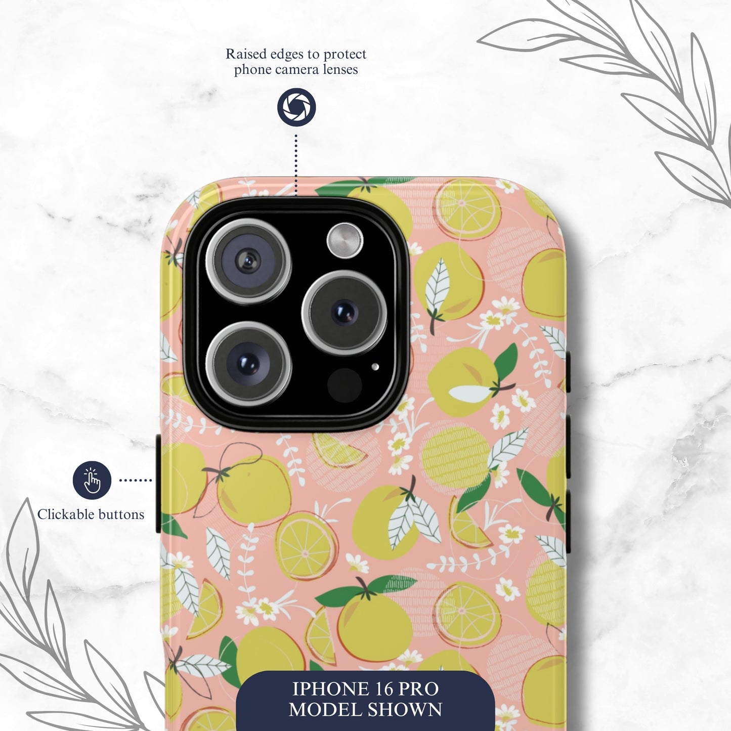 Pink Lemonade - iPhone Case Phone Case-aesthetic phone case-shockproof phone case-cute phone case-designer phone case-elegant phone case-luxury phone case-phone accessories-fashion accessory